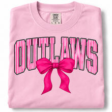 Load image into Gallery viewer, Outlaws Pink Out Stripes with Bow
