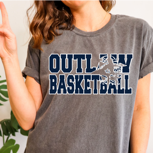 Outlaw Basketball w Logo