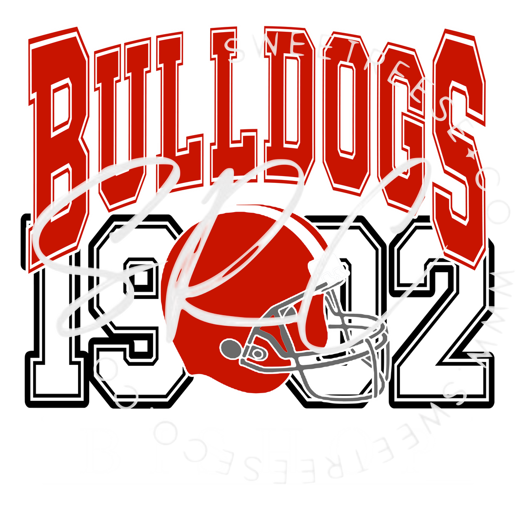 BISHOP BULLDOGS DTF PRINT