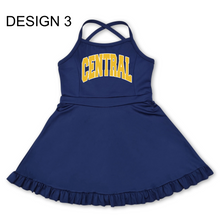 Load image into Gallery viewer, CENTRAL GIRLS ATHLETIC CHEER DRESS
