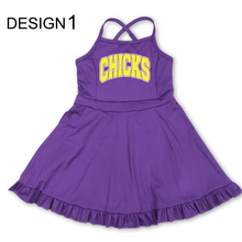 Load image into Gallery viewer, CHICKASHA GIRLS ATHLETIC CHEER DRESS
