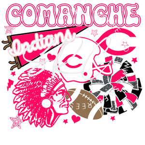 COMANCHE PINKOUT DTF PRINT