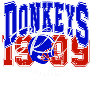 BRAY DONKEYS FOOTBALL DTF PRINT