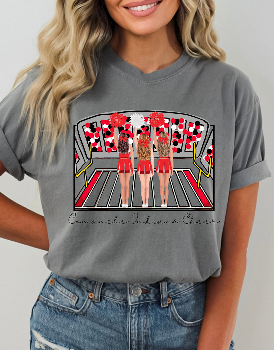 Comanche Indians Cheer Stadium