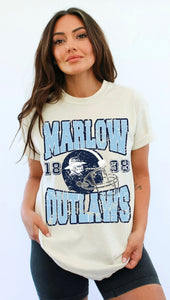 Marlow Outlaws Football helmet