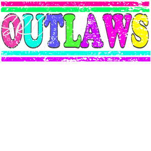 OUTLAWS GLOW DTF PRINT