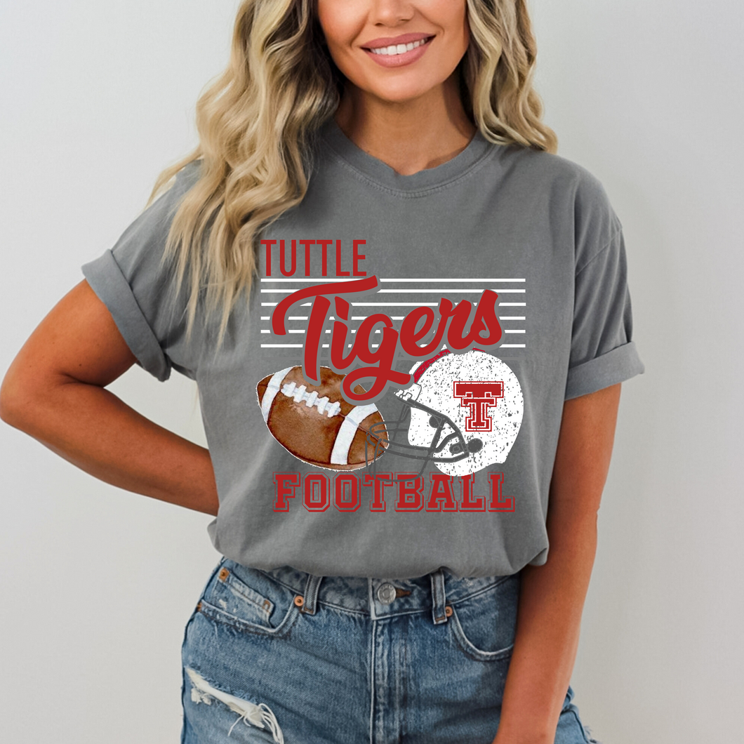 Tuttle Football with lines