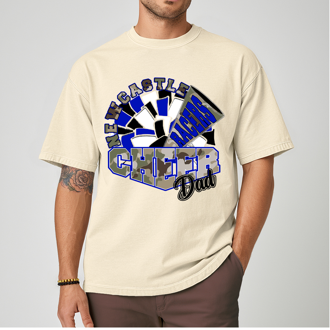 Camo Racer Cheer Dad