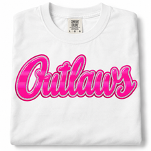 Load image into Gallery viewer, Outlaws Bubble Pink Out with Glitter Outline
