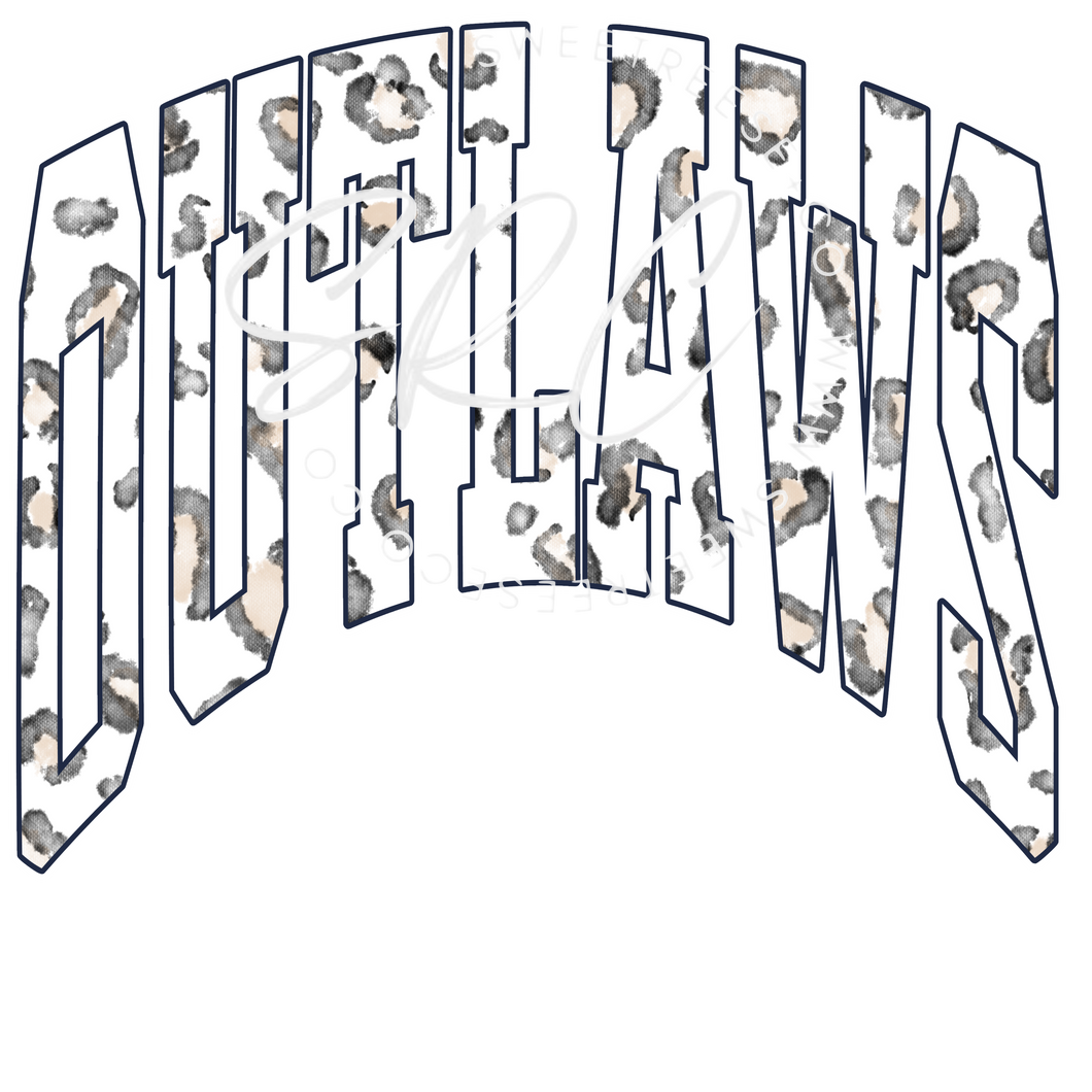 OUTLAWS WATERCOLOR LEOPARD