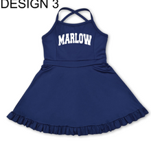 Load image into Gallery viewer, MARLOW GIRLS ATHLETIC CHEER DRESS
