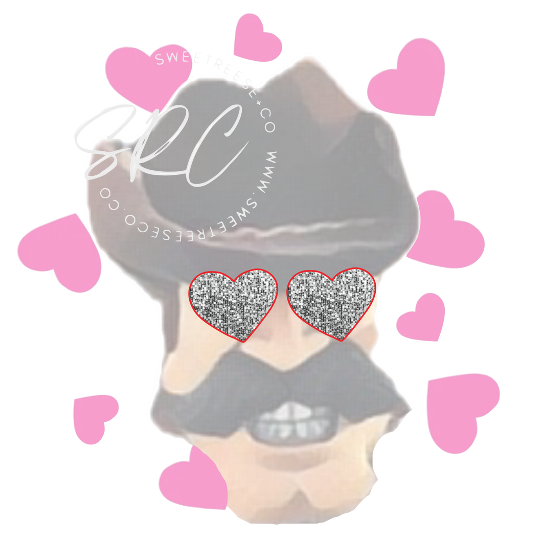 HEART EYES BOONE DTF PRINT