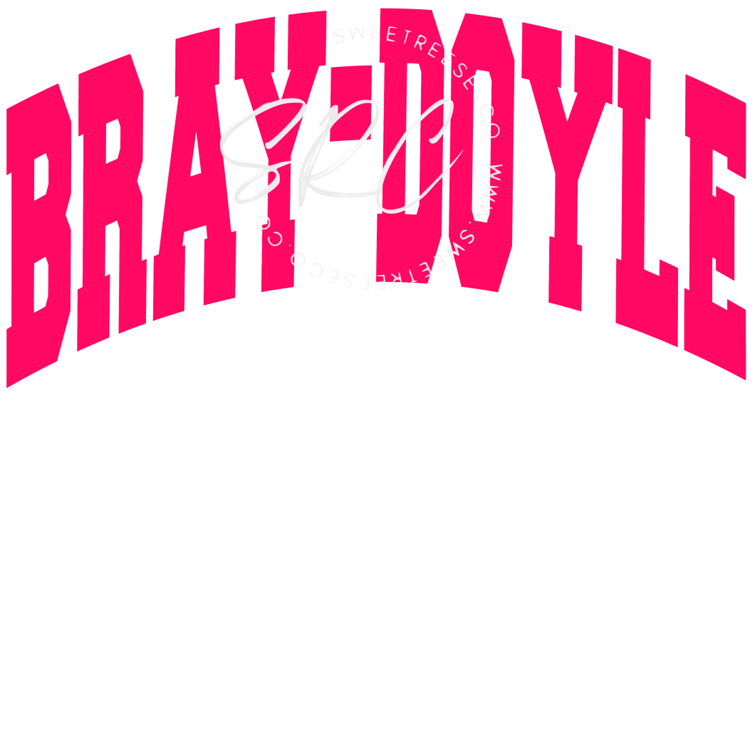 PINK BRAY-DOYLE DTF PRINT