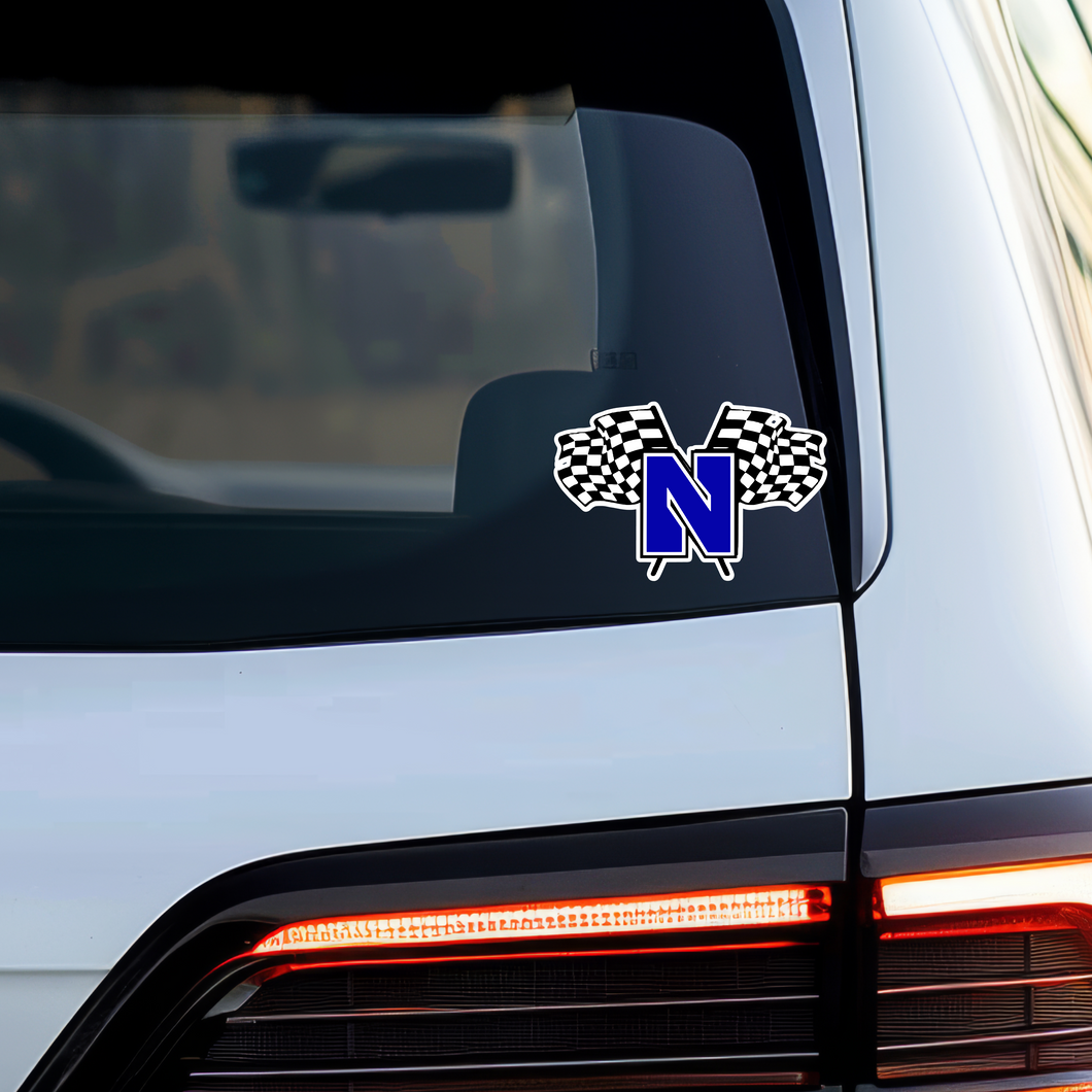 Newcastle Flags Car Decal
