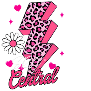 CENTRAL BRONCHOS PINKOUT DTF PRINT