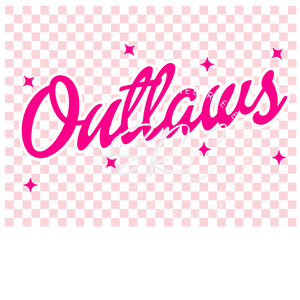 CHECKERED OUTLAWS DTF PRINT