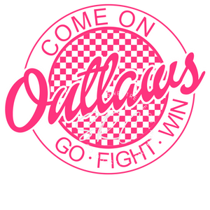 COME ON OUTLAWS DTF PRINT