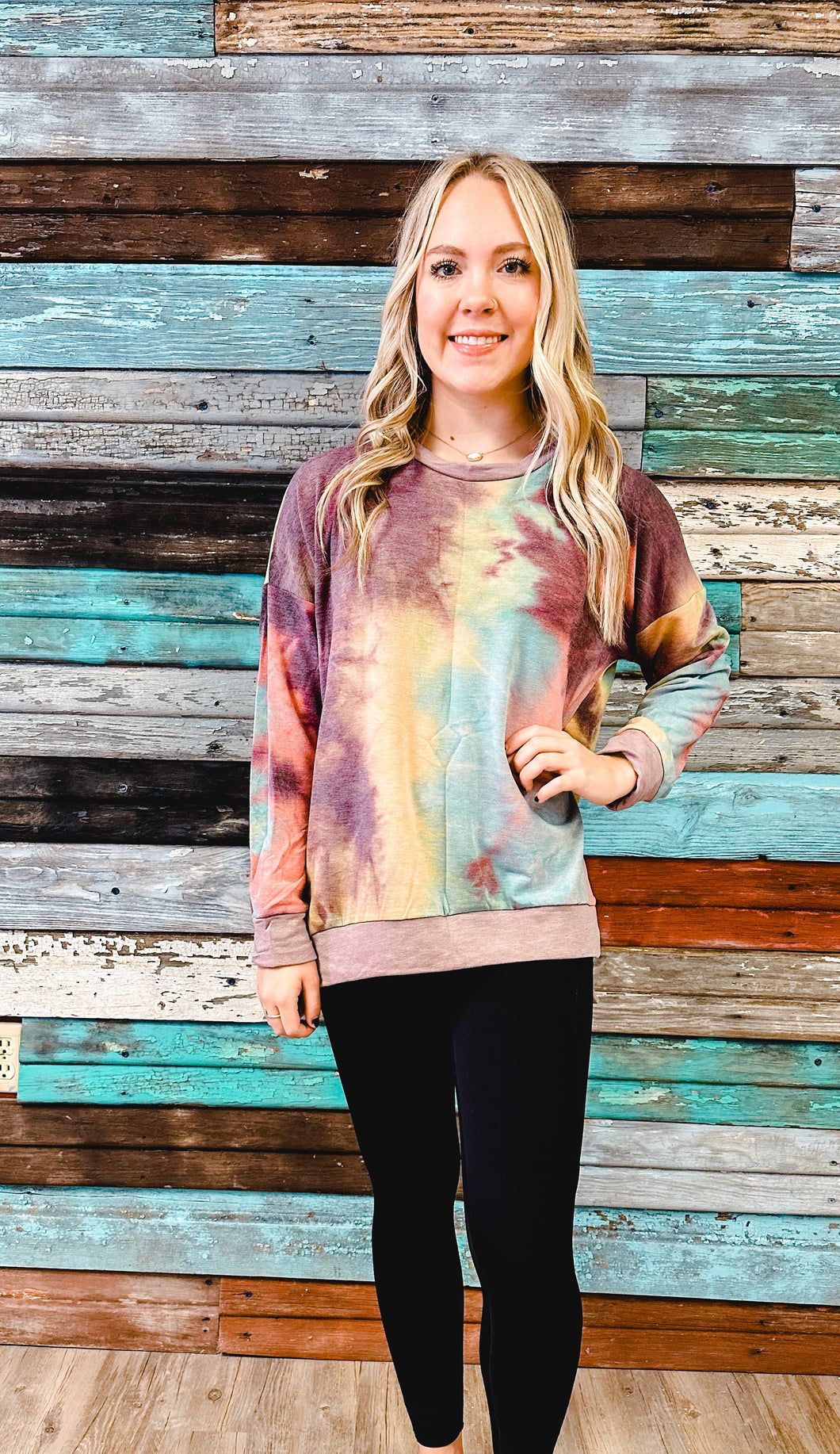 Tie Dye Light Sweater